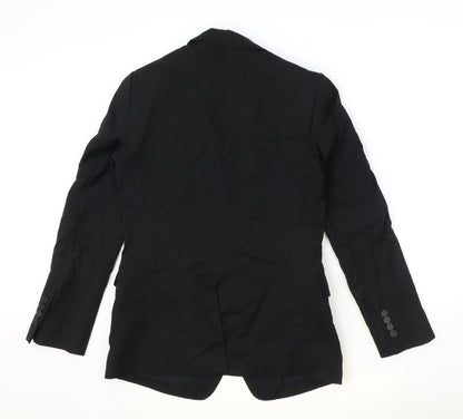 Womens UK Size 10 Preworn Regular Black Blazer