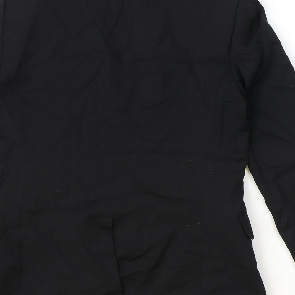 Womens UK Size 10 Preworn Regular Black Blazer