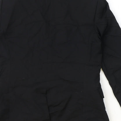 Womens UK Size 10 Preworn Regular Black Blazer