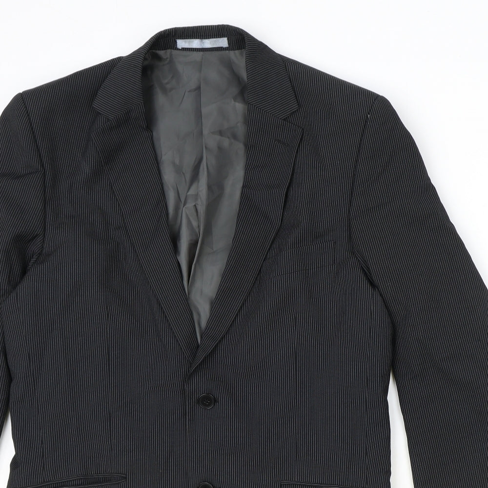 Mens UK Size 40 Burton Regular Black Suit Jacket