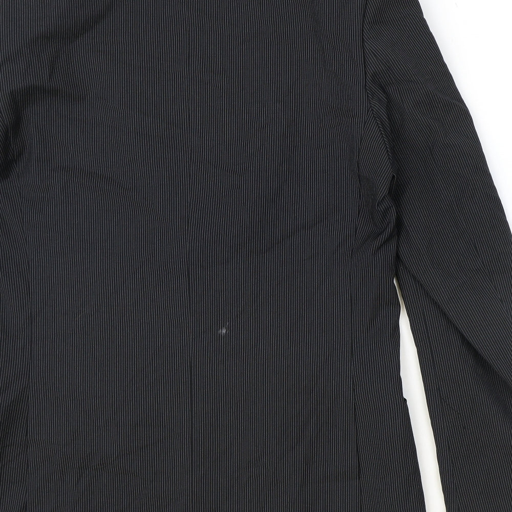 Mens UK Size 40 Burton Regular Black Suit Jacket