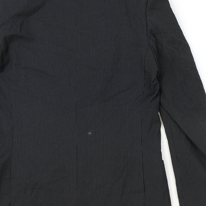 Mens UK Size 40 Burton Regular Black Suit Jacket