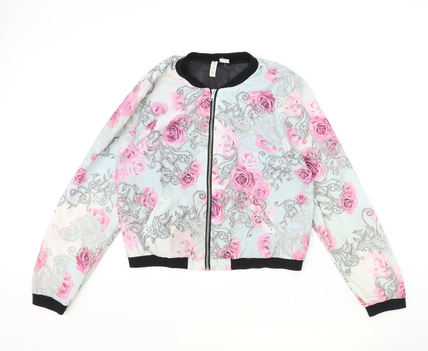 Womens UK Size 12 H&M Blue Jacket