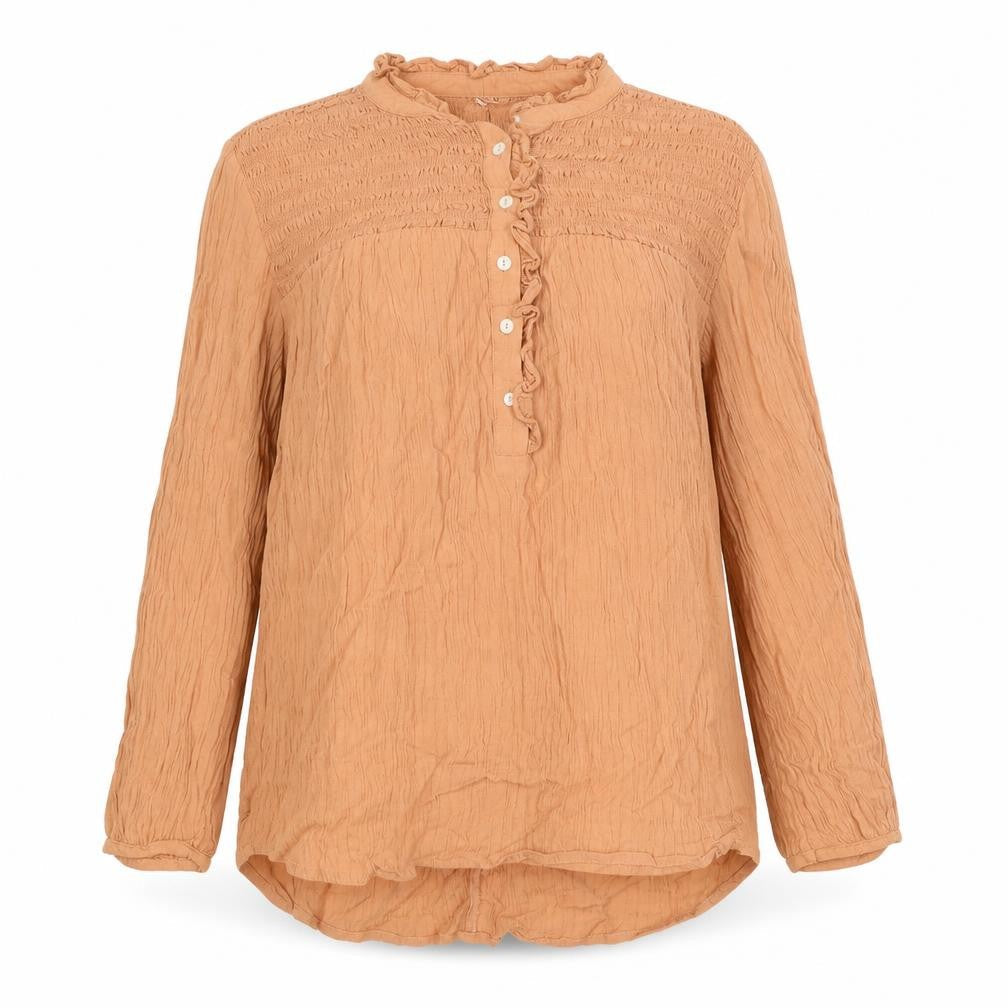 Womens UK Size 12 NEXT Pink Basic Button-Up
