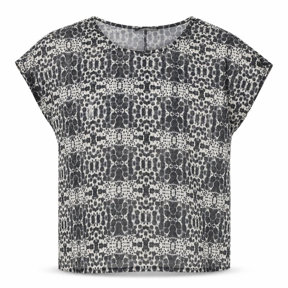 Womens UK Size 6 Atmosphere Black Basic T-Shirt