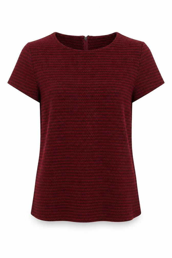 Womens UK Size 14 John Lewis Red Basic Blouse