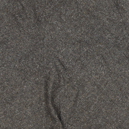 Gerry Weber Womens Brown Cotton Swing Skirt Size 12 Zip