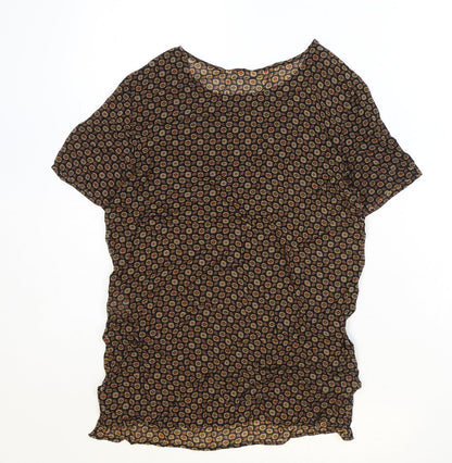 Womens UK Size 8 Marks and Spencer Black Basic T-Shirt