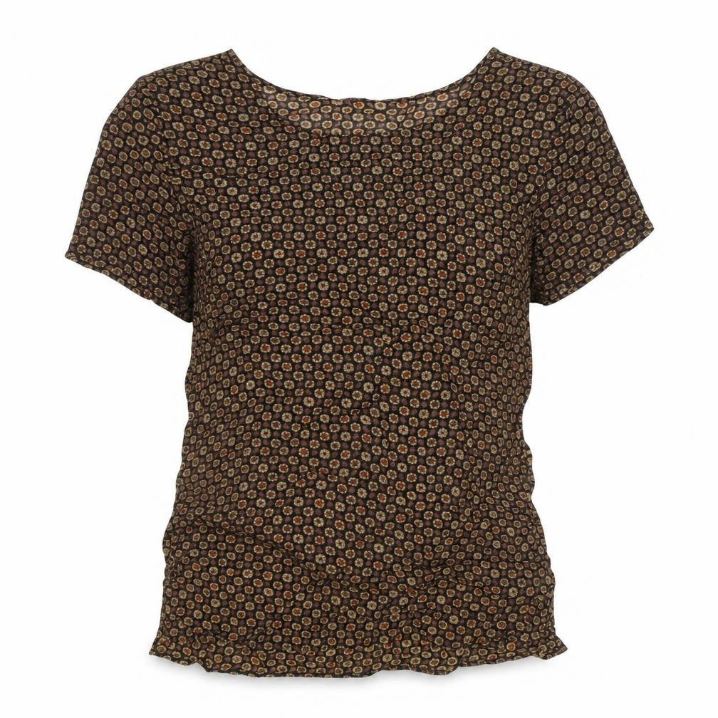 Womens UK Size 8 Marks and Spencer Black Basic T-Shirt