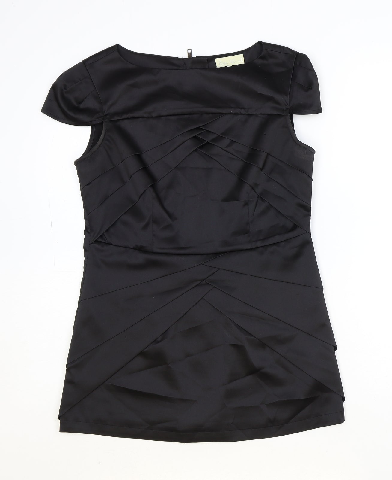 Womens UK Size 12 River Island Black Basic Blouse