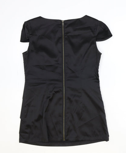 Womens UK Size 12 River Island Black Basic Blouse