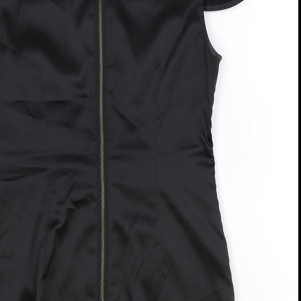 Womens UK Size 12 River Island Black Basic Blouse