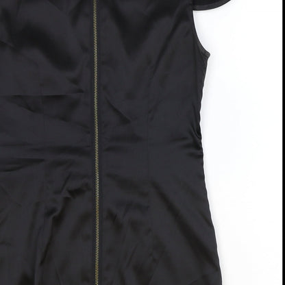 Womens UK Size 12 River Island Black Basic Blouse