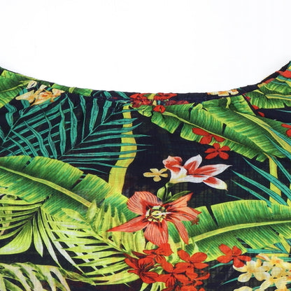 Womens UK Size 14 Preworn Multicoloured Basic Blouse