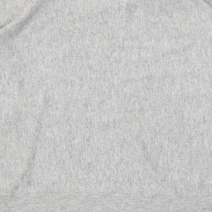 Apricot Womens Grey Round Neck Polyester Pullover Jumper Size 10