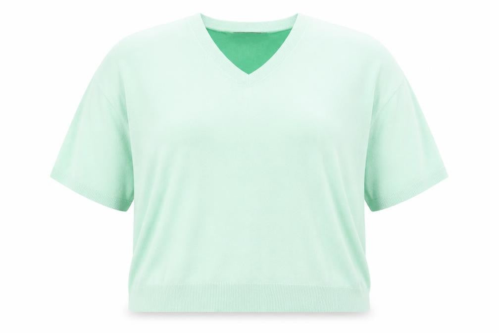 Womens UK Size 22 Marks and Spencer Green Pullover Jumper