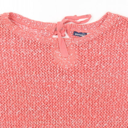 Womens UK Size M ESMARA Pink Pullover Jumper
