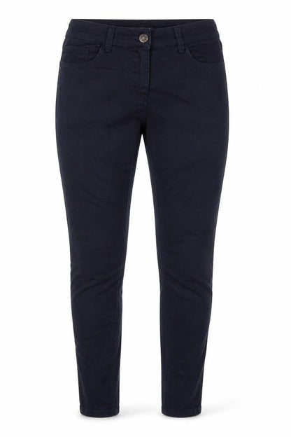 Womens UK Size 8 Marks and Spencer Extra-Slim Fit  Blue Trousers