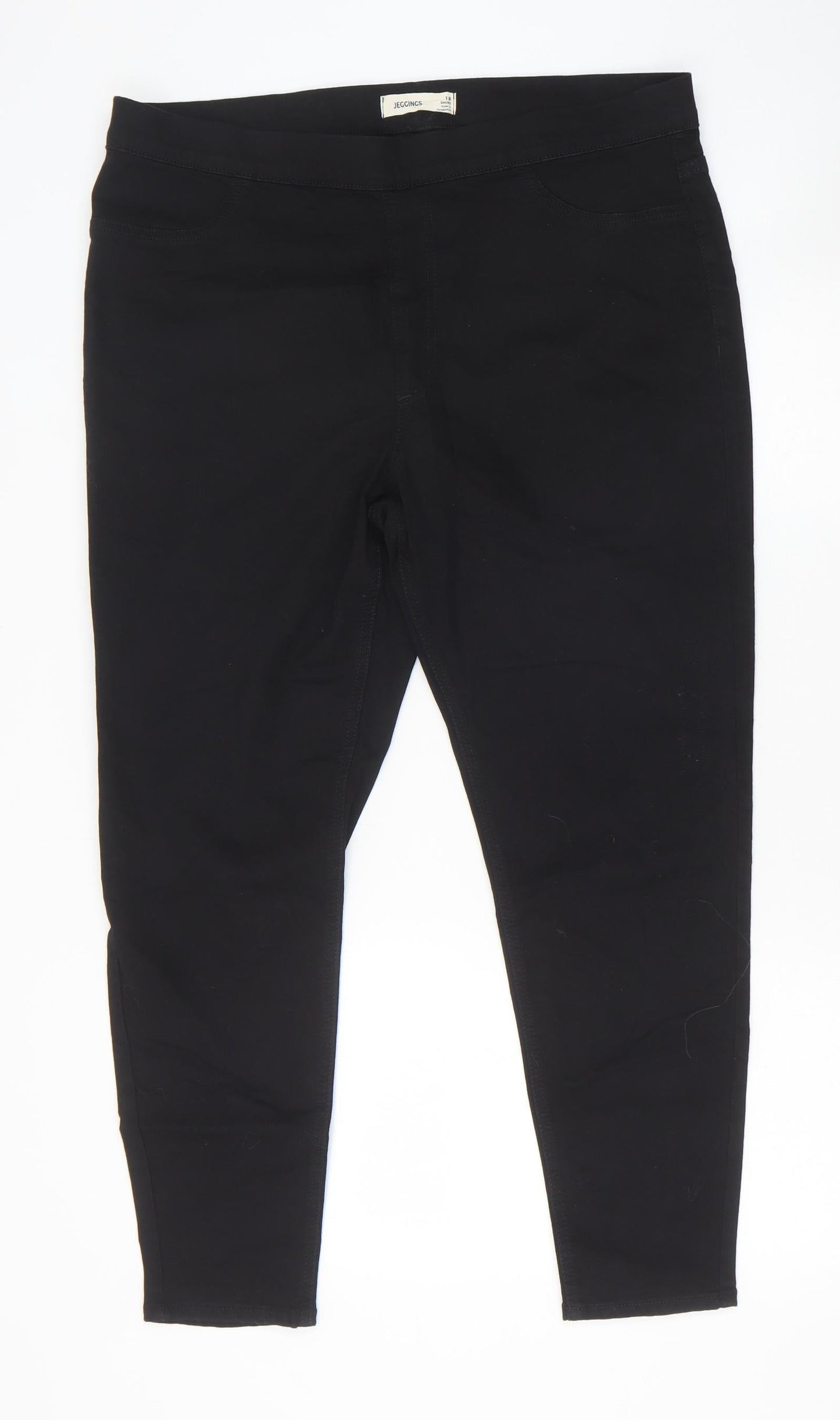 Womens UK Size 18 Marks and Spencer Regular Fit Jegging Black Trousers