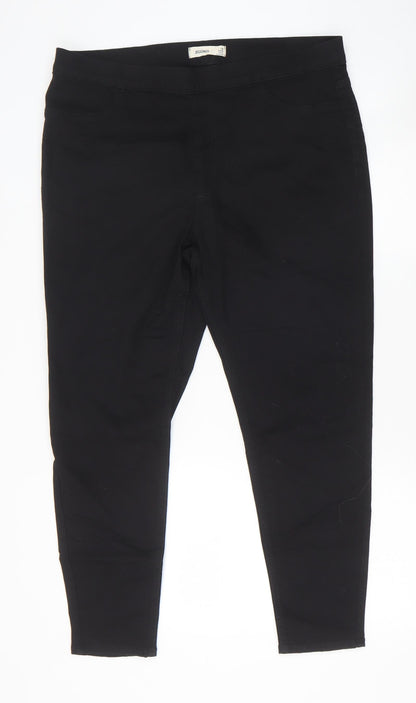Womens UK Size 18 Marks and Spencer Regular Fit Jegging Black Trousers