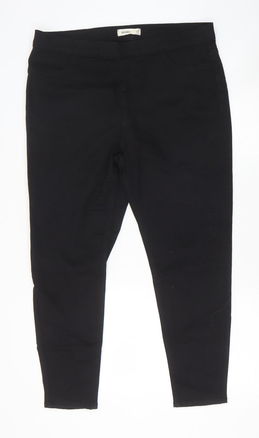 Womens UK Size 18 Marks and Spencer Regular Fit Jegging Black Trousers