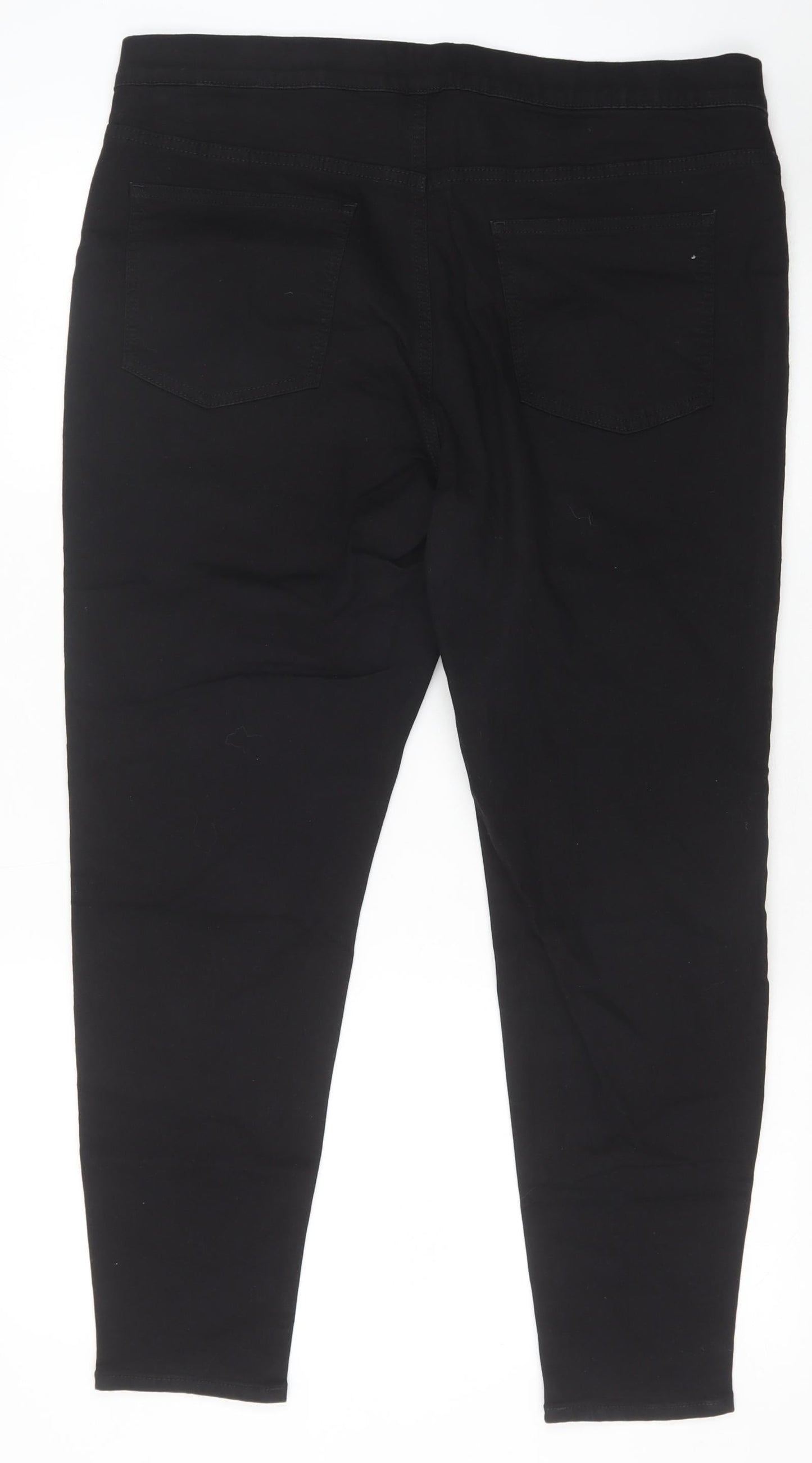 Womens UK Size 18 Marks and Spencer Regular Fit Jegging Black Trousers