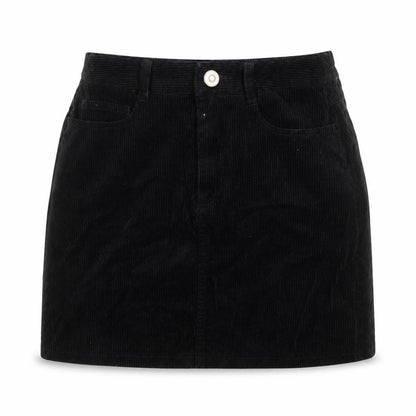 Womens UK Size 8 New Look A-Line Corduroy Skirt