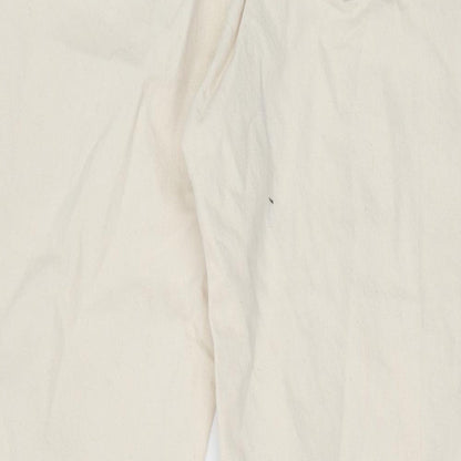 Womens UK Size 32 in Weekday Regular Fit Straight Ivory Jeans