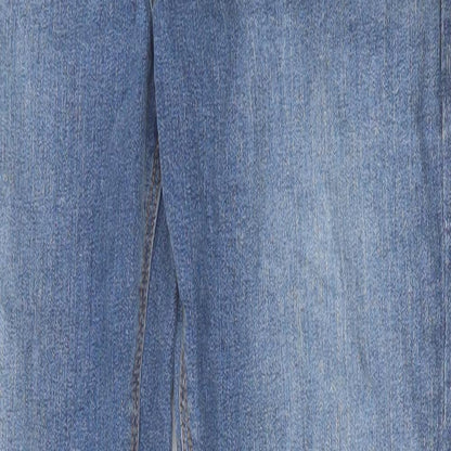 ASOS Womens Blue Cotton Skinny Jeans Size 31 in Slim Zip