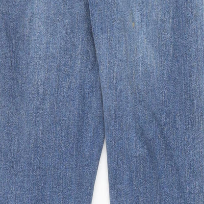 ASOS Womens Blue Cotton Skinny Jeans Size 31 in Slim Zip