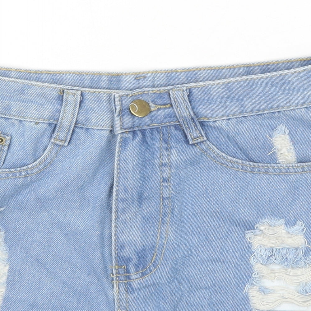Womens UK Size XS Preworn Regular Fit Cut-Off Shorts