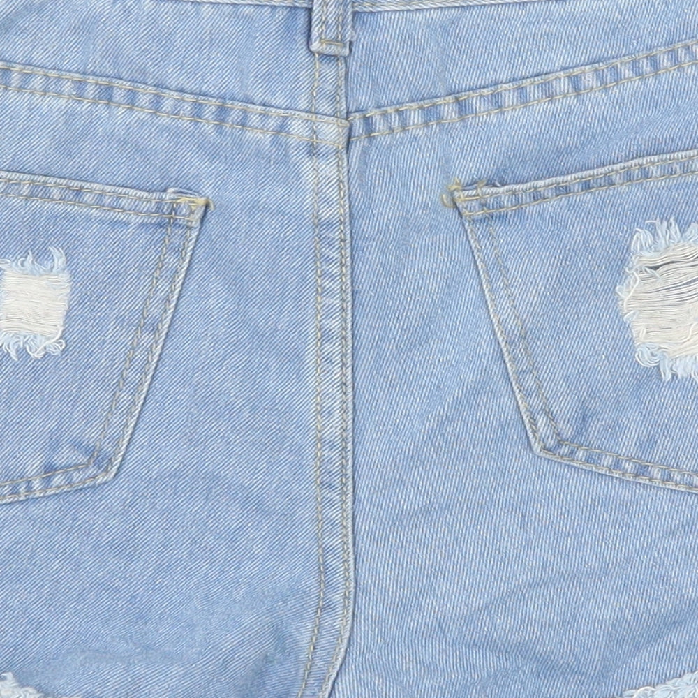 Womens UK Size XS Preworn Regular Fit Cut-Off Shorts