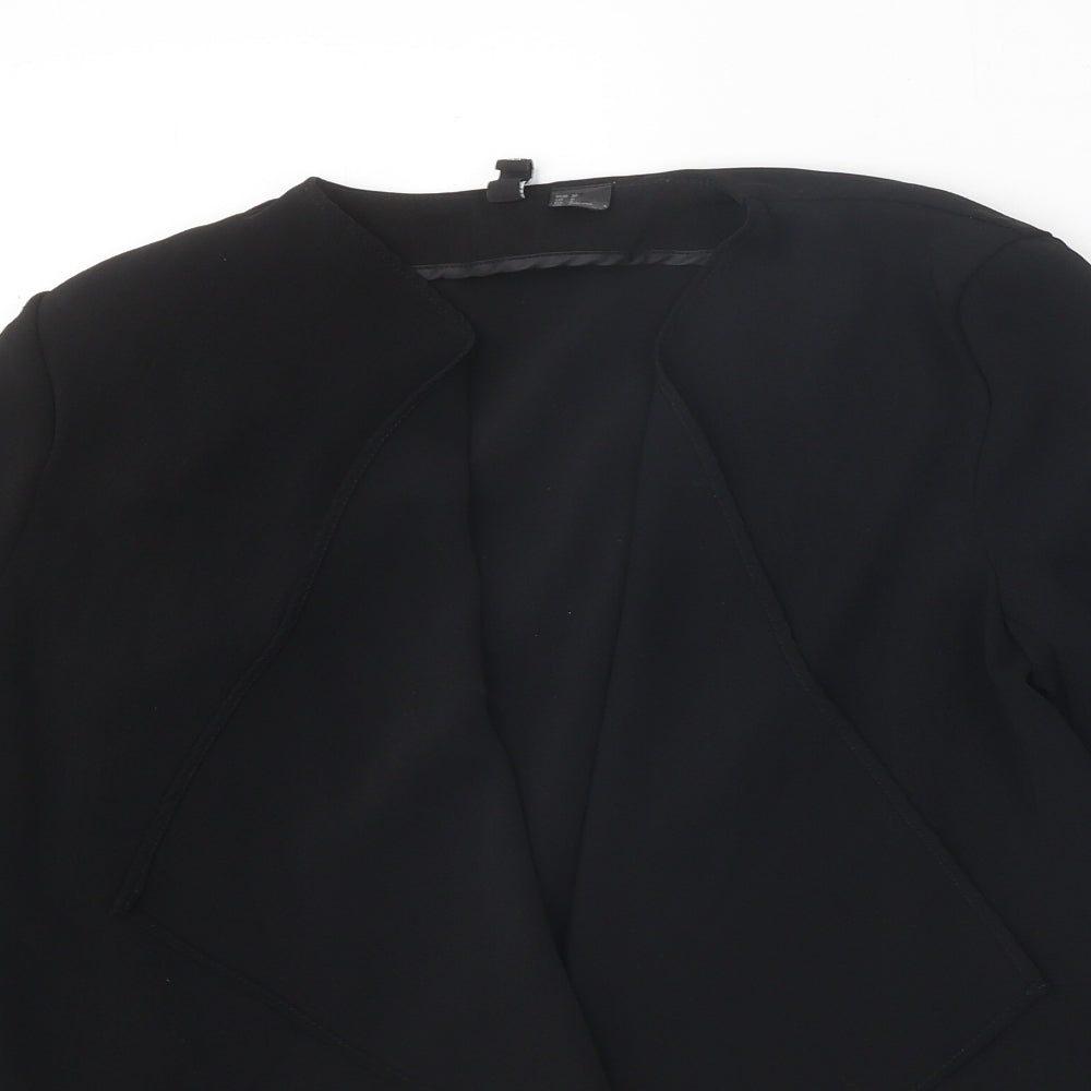 Womens UK Size 8 Divided Black Jacket