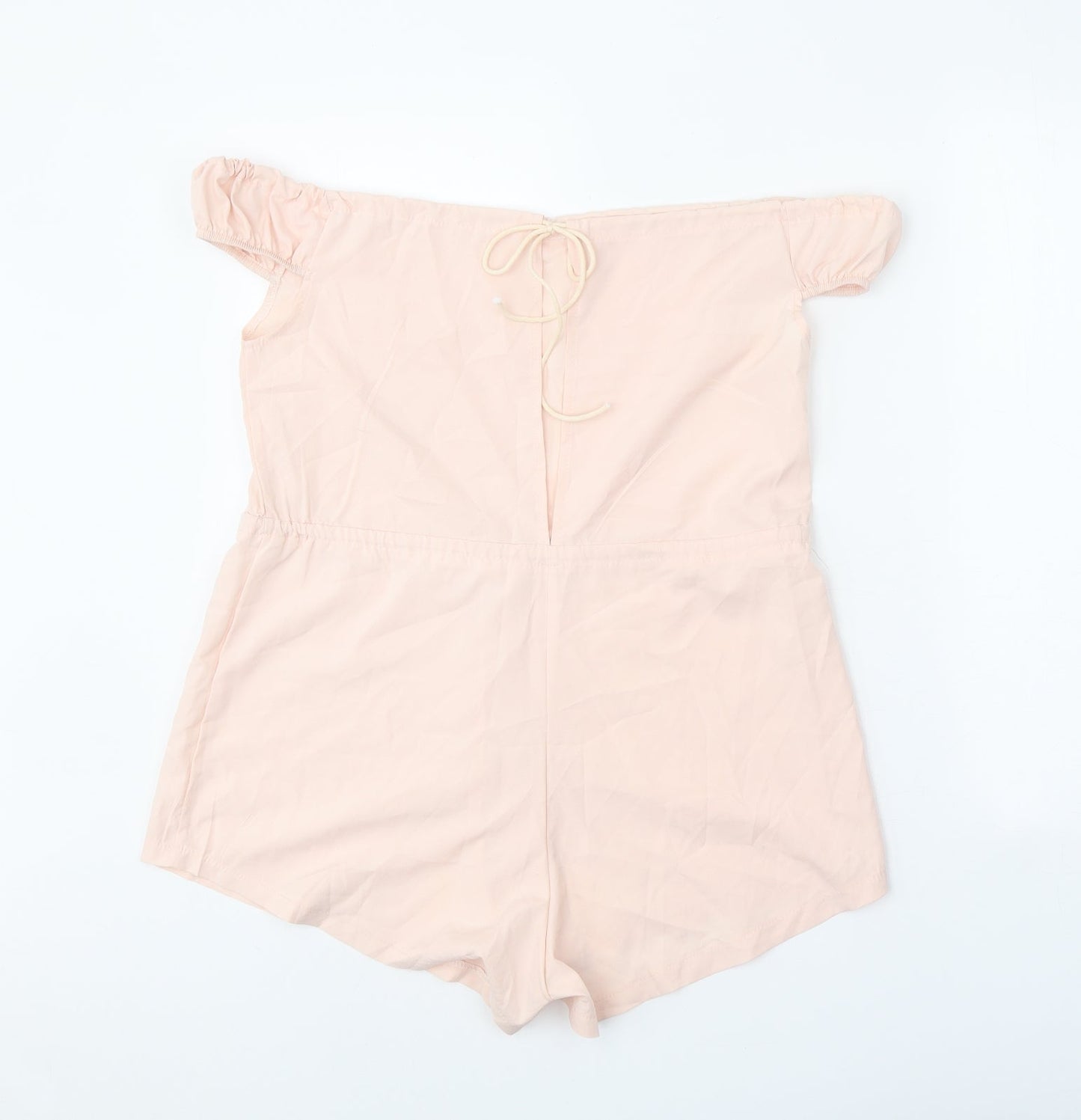 Womens UK Size M Preworn One-Piece Pink Playsuit