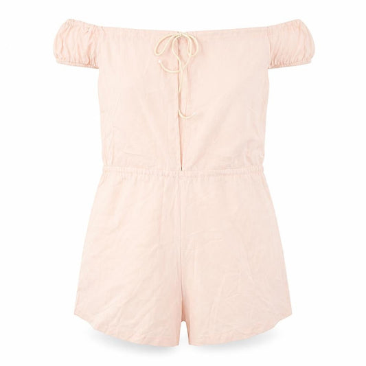 Womens UK Size M Preworn One-Piece Pink Playsuit