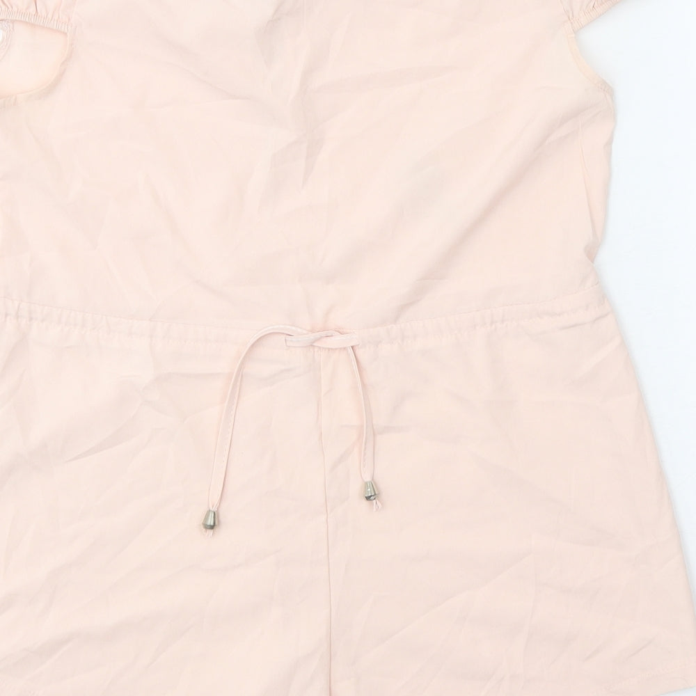 Womens UK Size M Preworn One-Piece Pink Playsuit