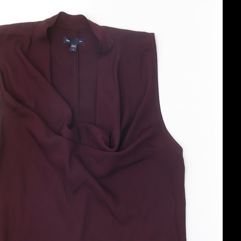 Womens UK Size M Gap Purple Basic Blouse