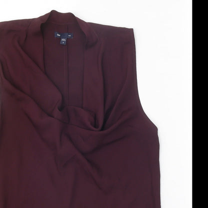 Womens UK Size M Gap Purple Basic Blouse