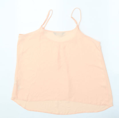 Womens UK Size 14 Dorothy Perkins Orange Camisole Tank