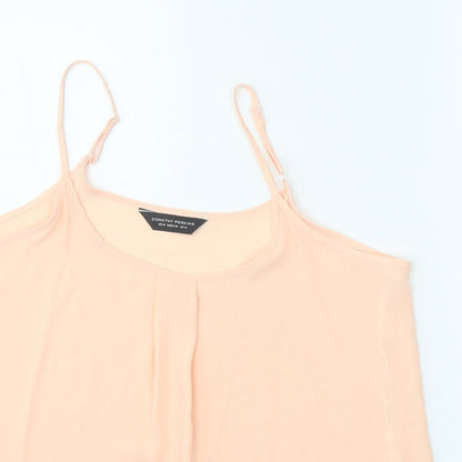 Womens UK Size 14 Dorothy Perkins Orange Camisole Tank