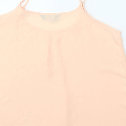Womens UK Size 14 Dorothy Perkins Orange Camisole Tank