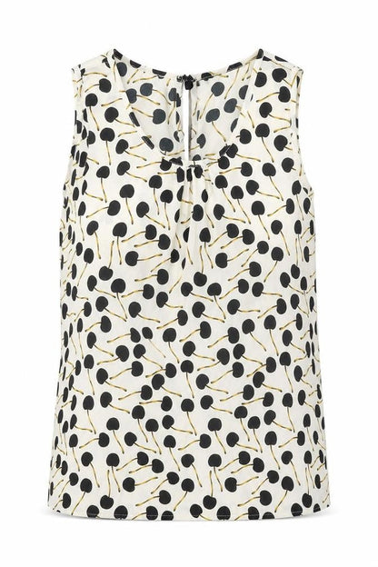 Womens UK Size S VILA White Basic Tank