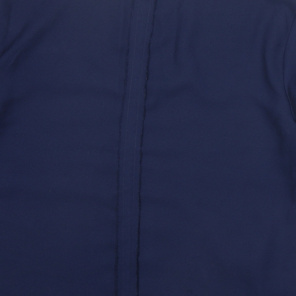 Womens UK Size 8 Topshop Blue Basic Blouse