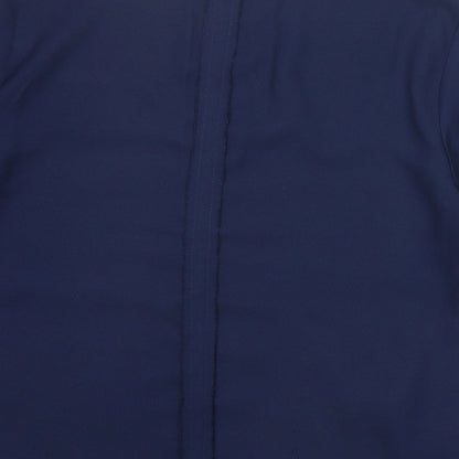 Womens UK Size 8 Topshop Blue Basic Blouse