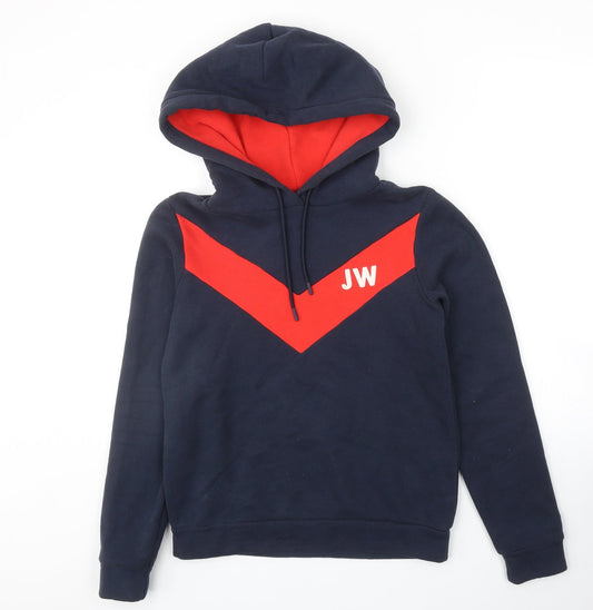 Womens UK Size 6 Jack Wills Blue Pullover Hoodie