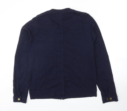 NEXT Womens Blue Cotton Jacket Size 8 Zip