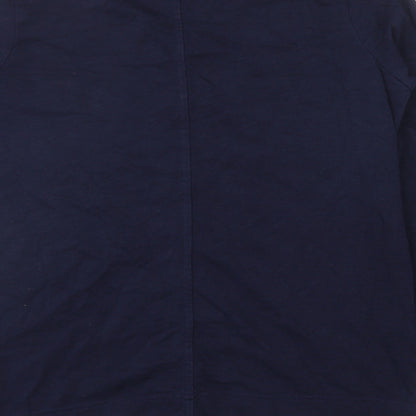 NEXT Womens Blue Cotton Jacket Size 8 Zip