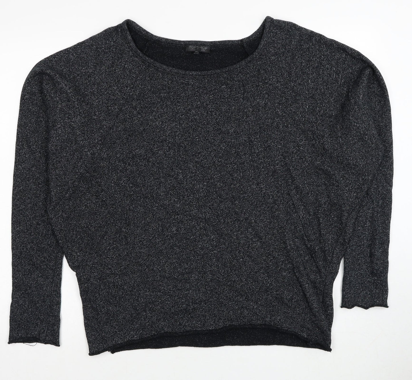 Womens UK Size 12 Topshop Black Pullover Jumper