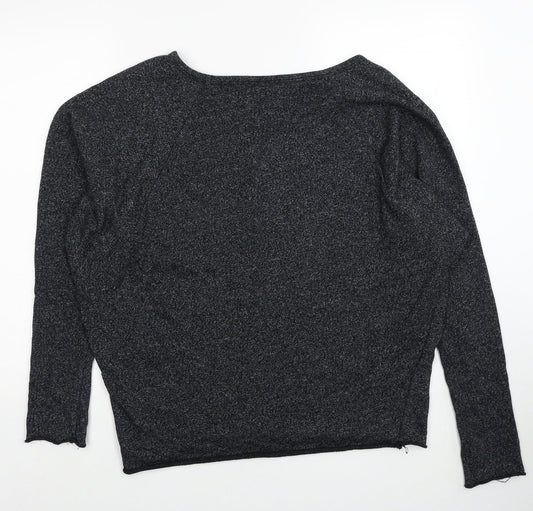 Womens UK Size 12 Topshop Black Pullover Jumper