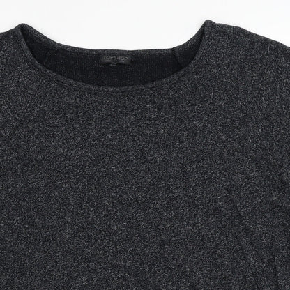 Womens UK Size 12 Topshop Black Pullover Jumper
